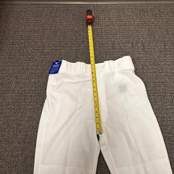 NWT Mizuno Pants Men’s Sz XL Baseball Uniform Hemmed Bottom White‎ See Details - Picture 6 of 12